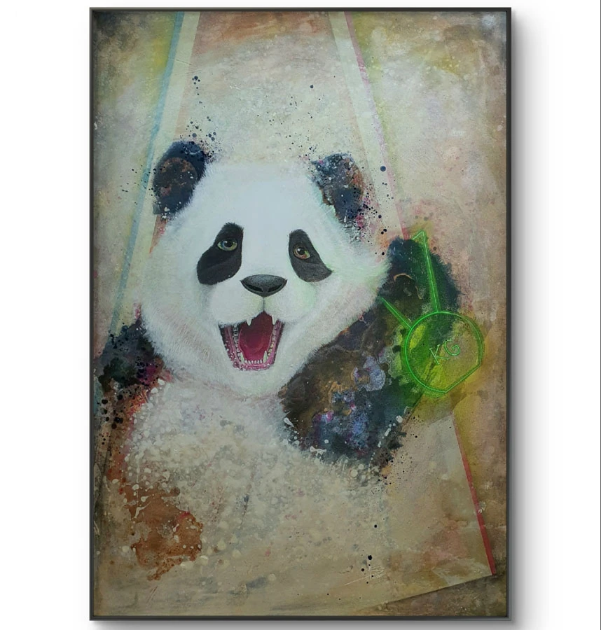 Peinture sur toile - Lya